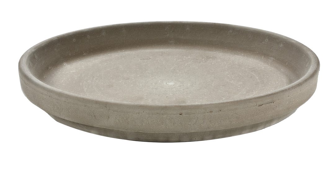 Basalt Saucer, Chocolate, 7-in.