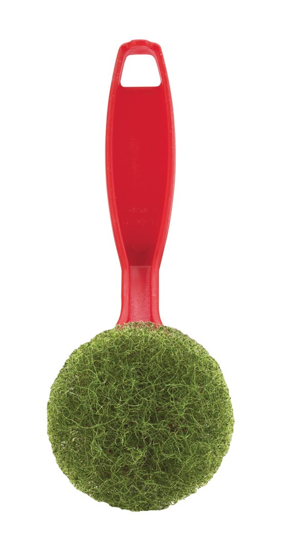 Abrasive scrubber brush