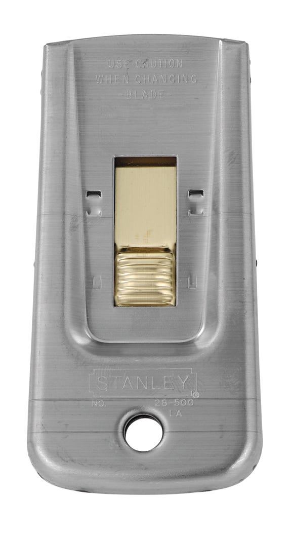 Scraper razor blade retractable, 3 3/4 in.