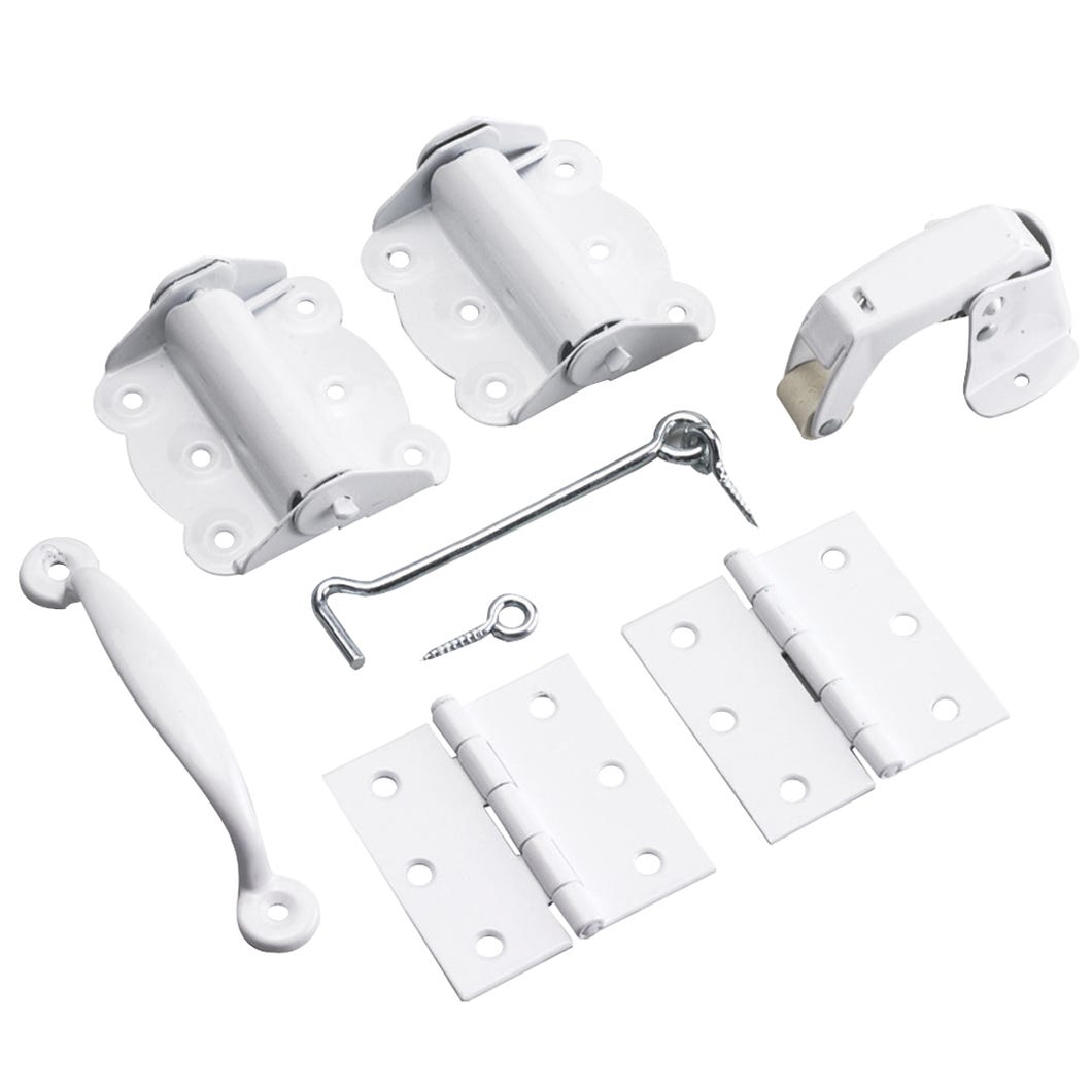 Screen door kit white