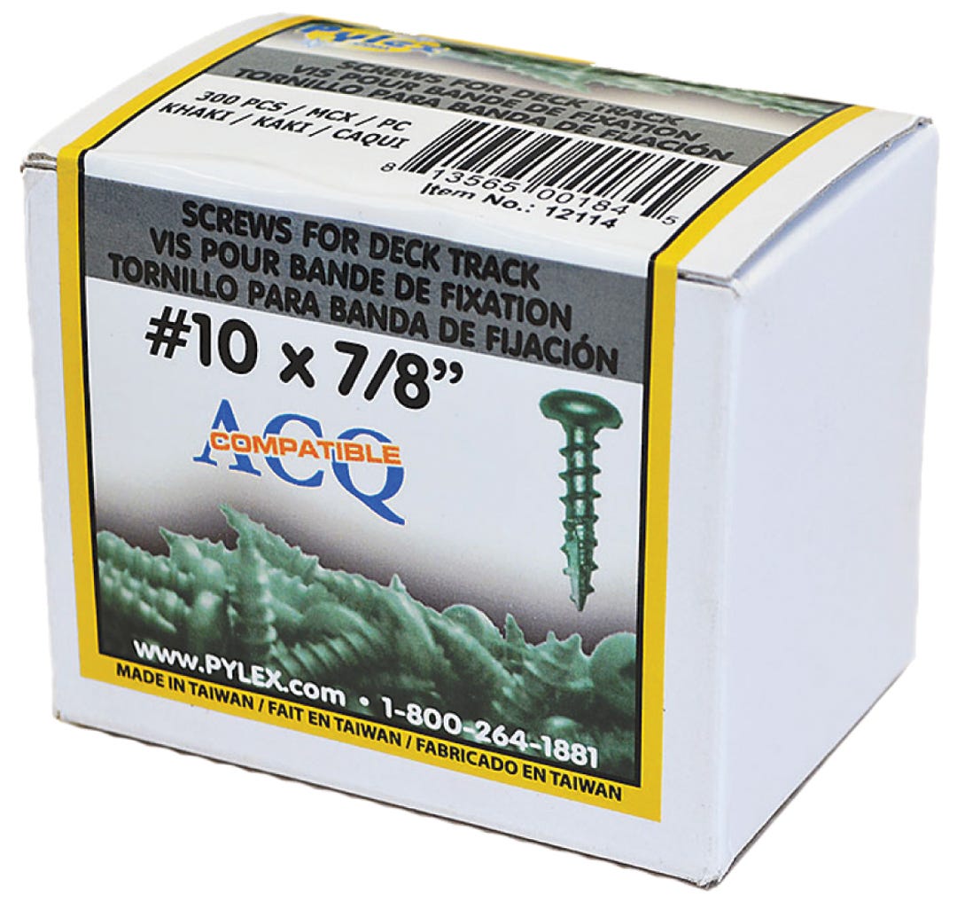 Screw for Deck Track, #10 X 7/8-in., 300/Pack