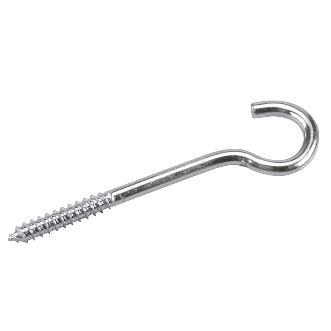 Screw Hook Lag Thread, 5/16-in. X 6-in., Steel