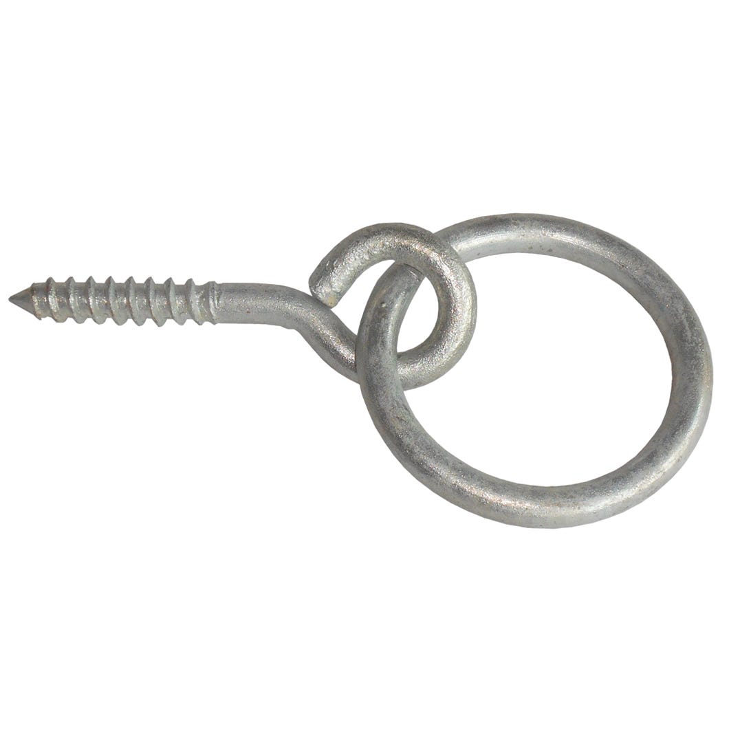 Dock Edge Galvanized Screw-In Dock Ring, 1200 lb