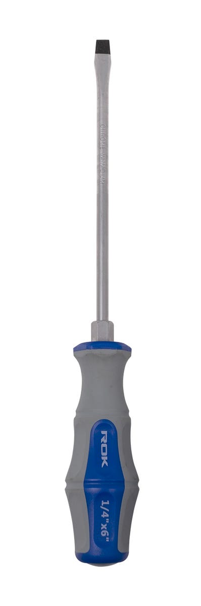 Screwdriver Go-Thru Slot, Magnetic Tip, 1/4-in. X 6-in.