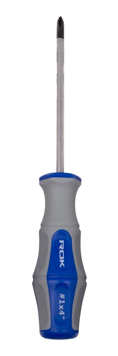 Screwdriver Phillips, Magnetic Tip, #1 X 4-in.