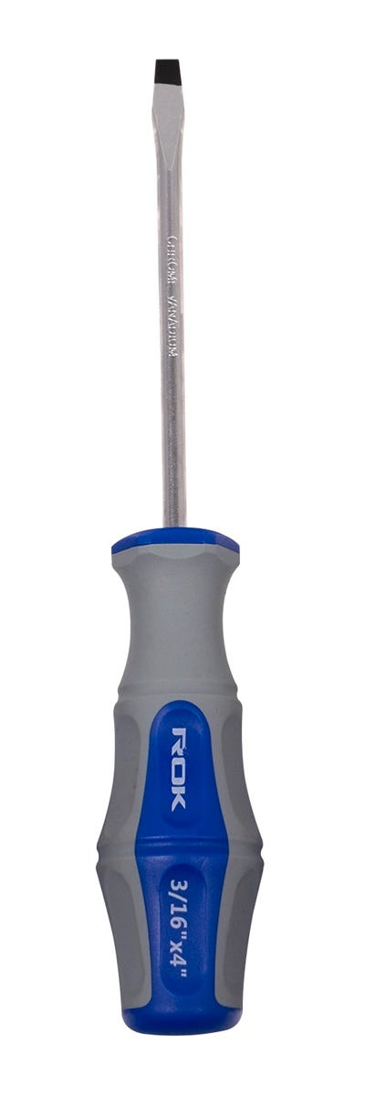 Screwdriver Slot, Magnetic Tip, 3/16-in. X 4-in.