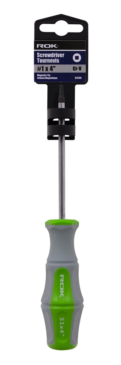 Screwdriver Square, Magnetic Tip, #1 X 4-in.