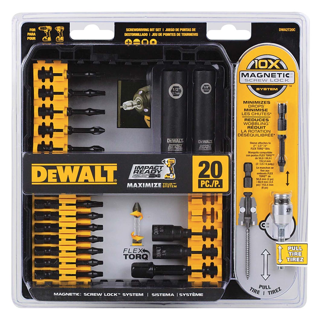 FLEX TORQ Screwdriving Bit Set