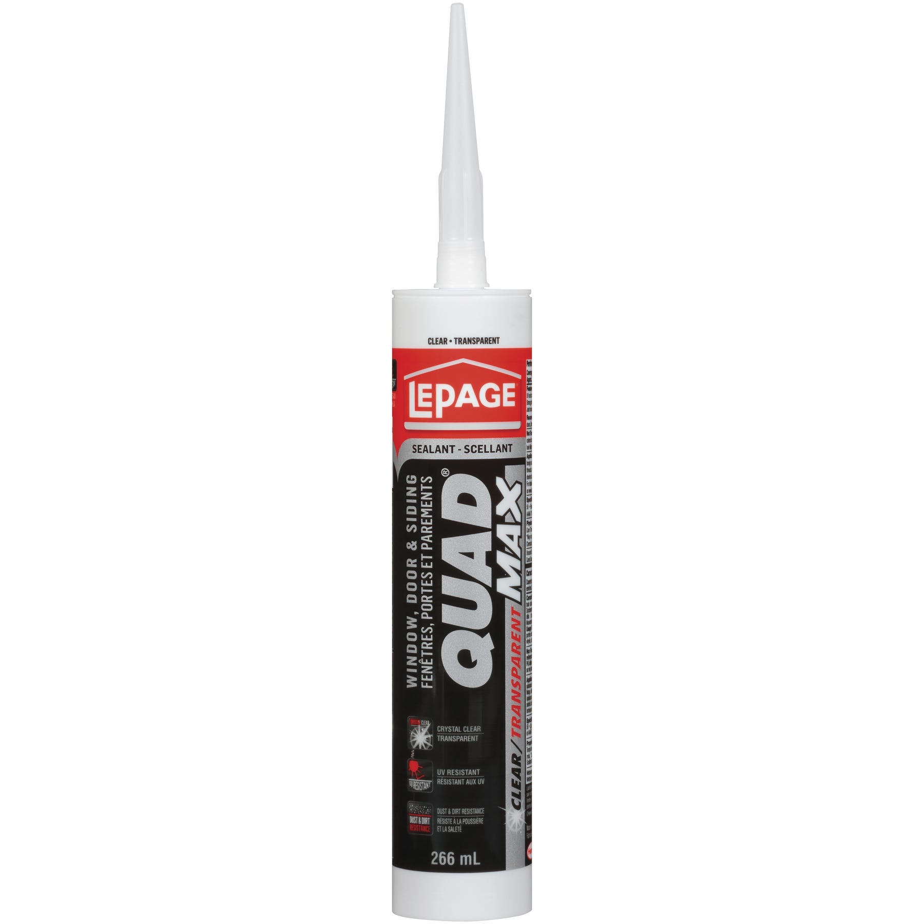 QUAD Max, Clear, Window/Door/Siding Sealant