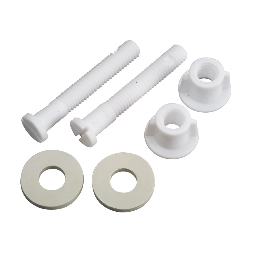 Seat hinge bolts for toilet - plastic