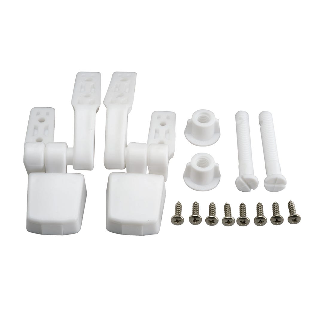 Seat hinge for toilet - plastic