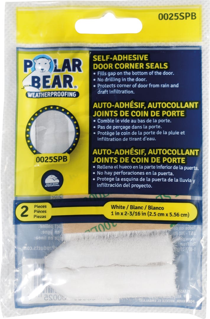 Self-Adhesive Door Corner Seals (2 Pack)