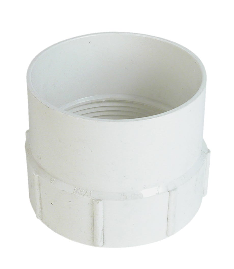 Sewer Adapter Female, PVC, 3-in. F X Fpt