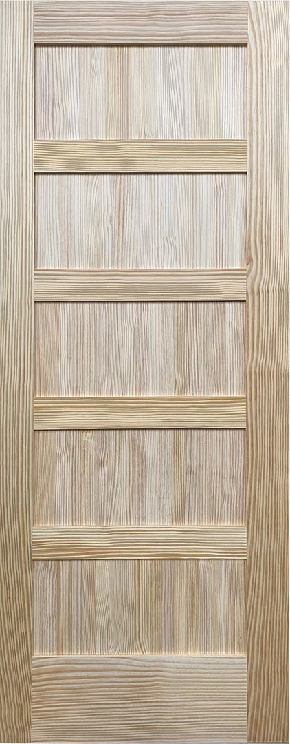 Shaker Style Interior Door, 5 Panels
