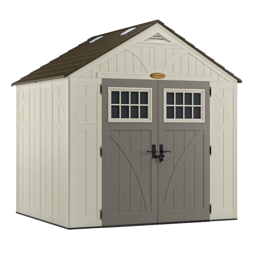 Suncast 8-ft. X 7-ft. Tremont Resin Storage Shed