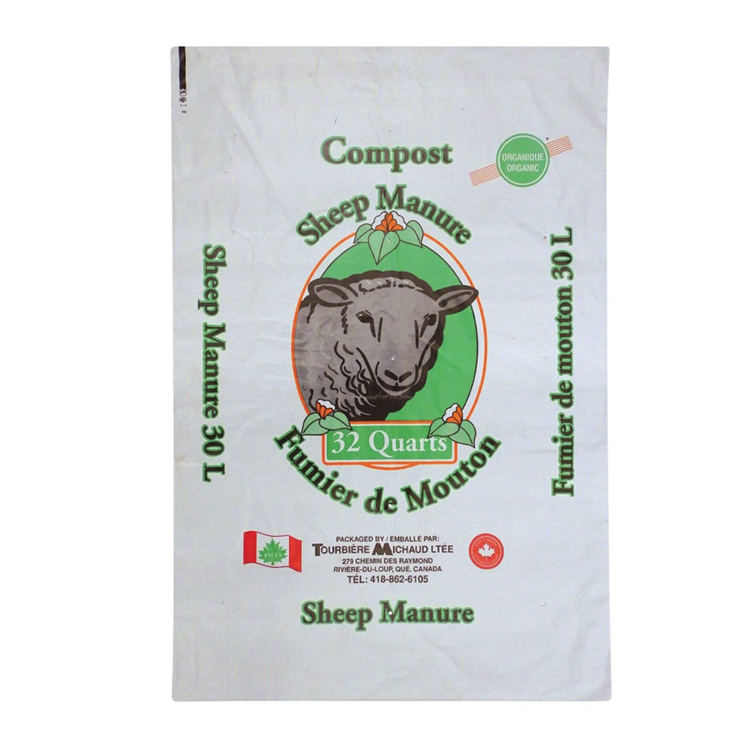 Organic sheep manure, 30 L