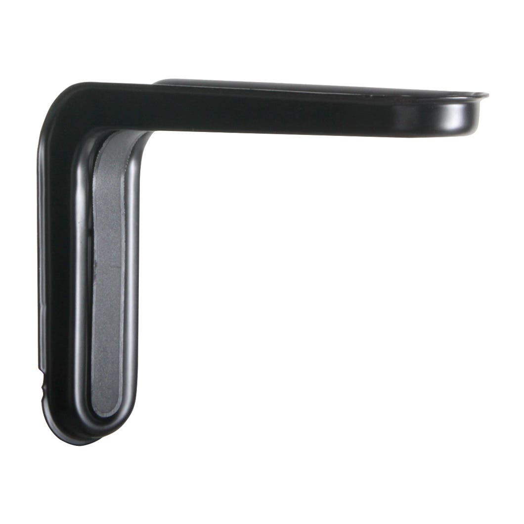 Shelf Bracket, 10-in., Black