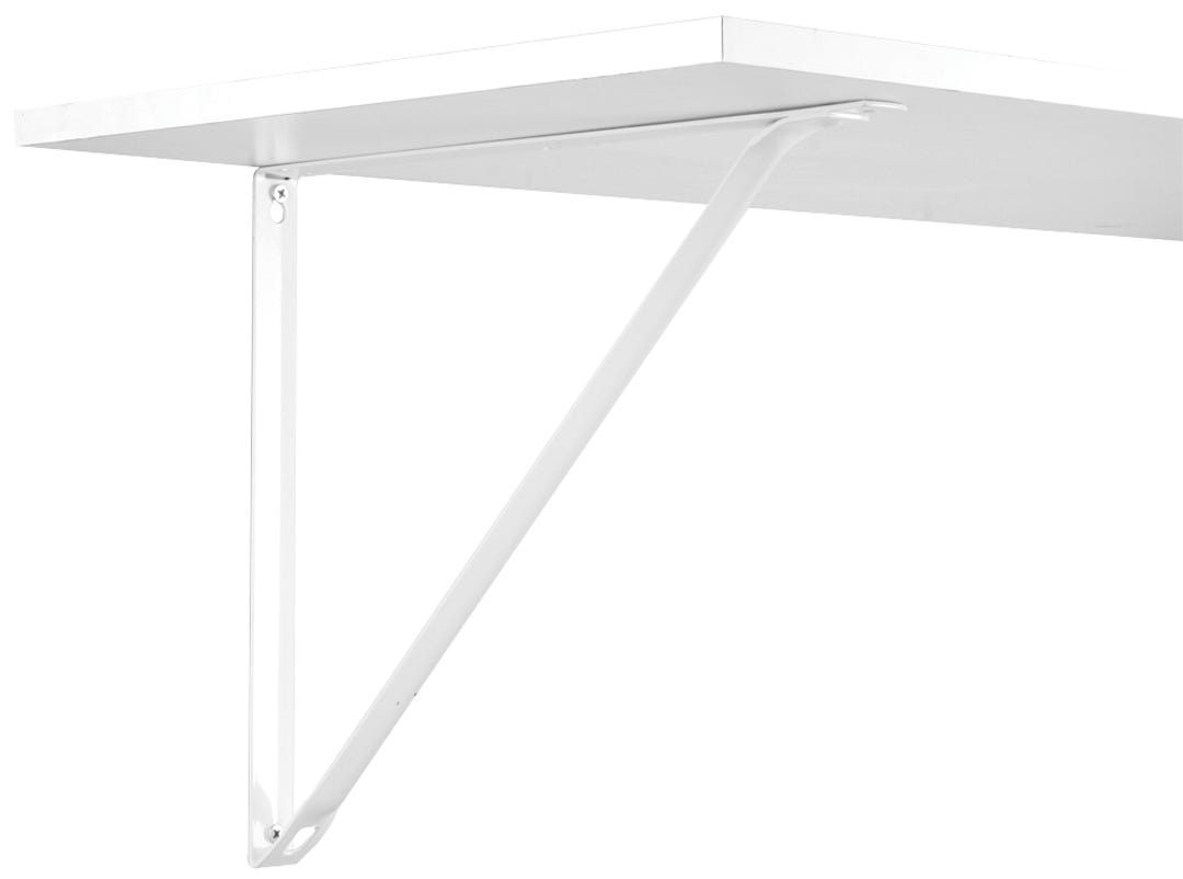Shelf Bracket, 15-in., White