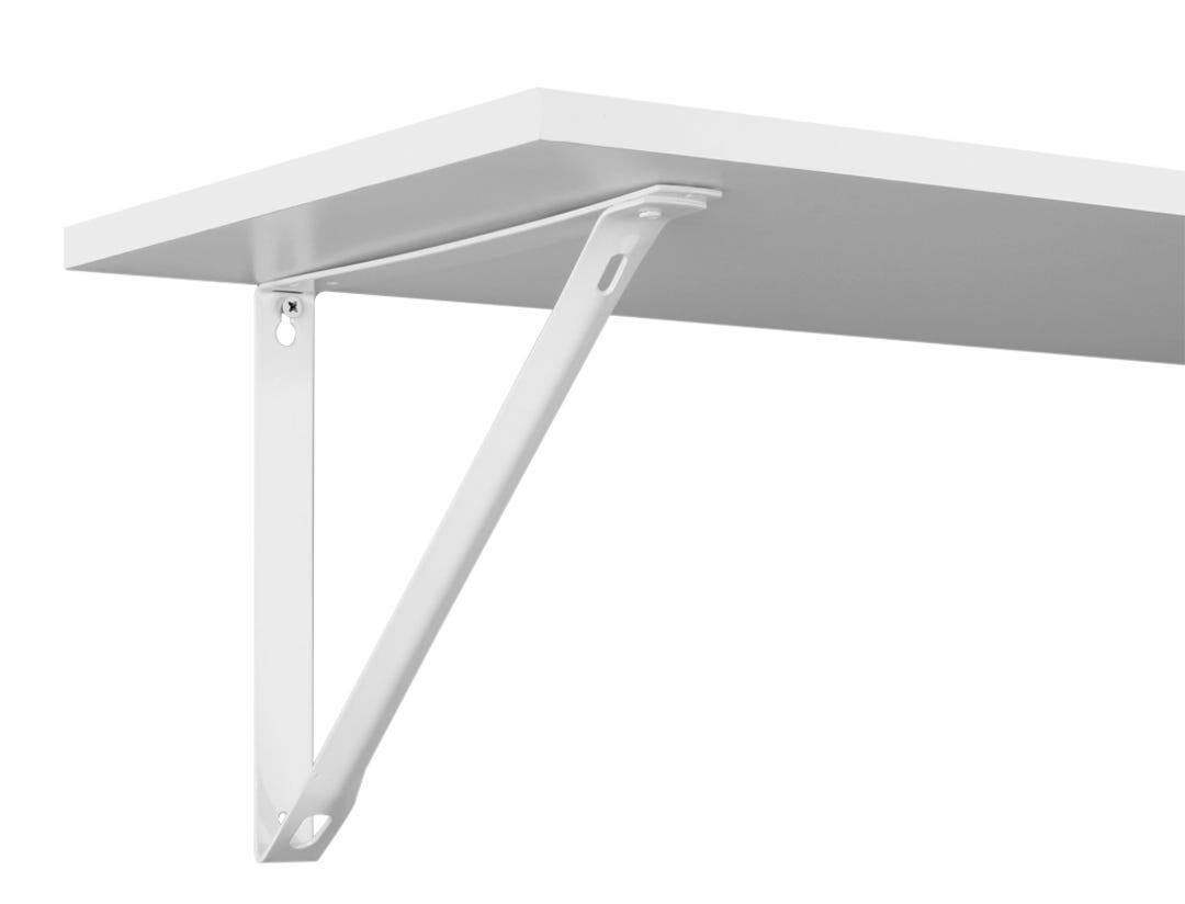 Shelf Bracket, 10-in., White