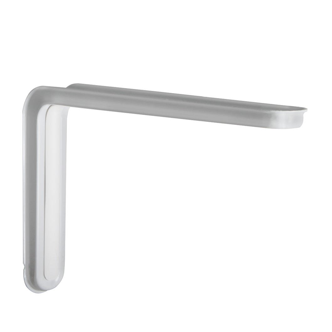Shelf Bracket, 8-in., White