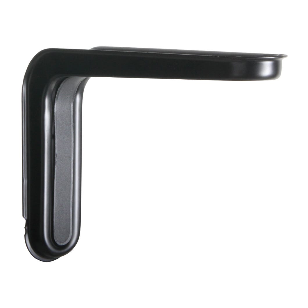 Shelf Bracket, 8-in., Black