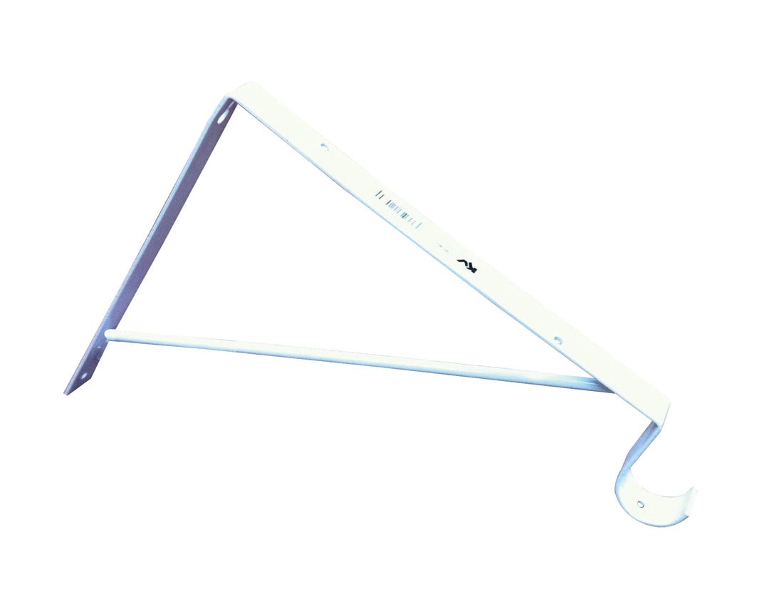 Closet rod and shelf bracket