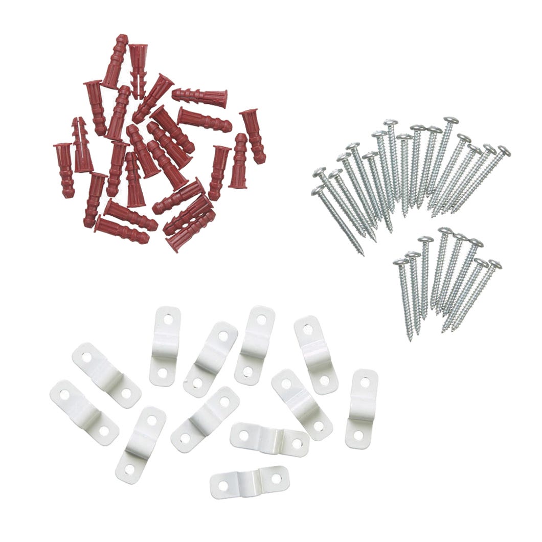 12-pack shelf clips for wire shelving