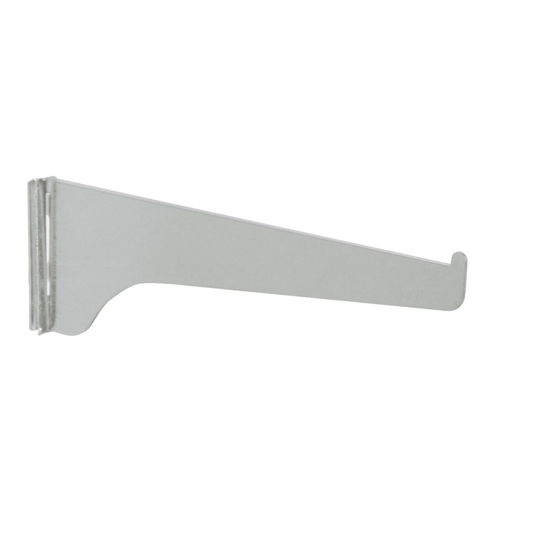 Single-Slotted Shelf Brackets, 12-in.