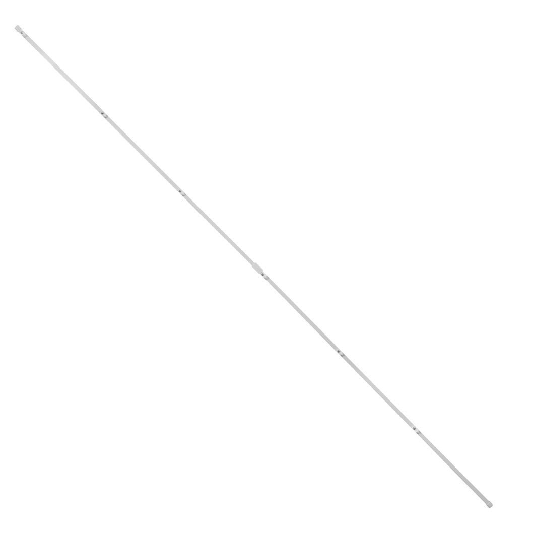 Shelf support pole with hardware