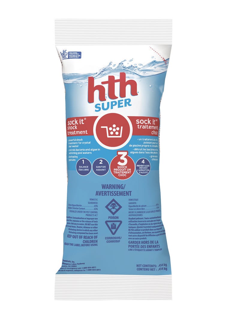 Hth ”Sock It” Shock Treatment, 454 kg