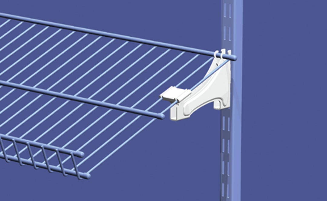 ClosetMaid shelf track shoe bracket
