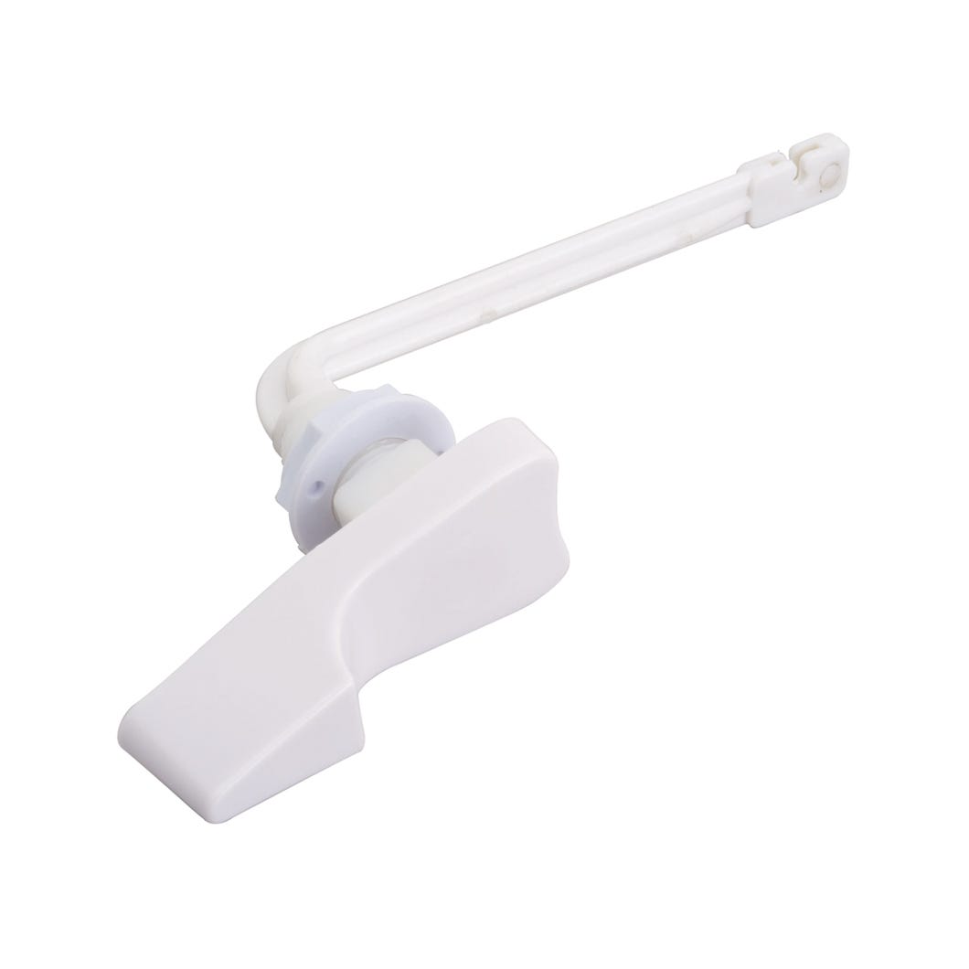 Short arm tank lever for toilet - plastic