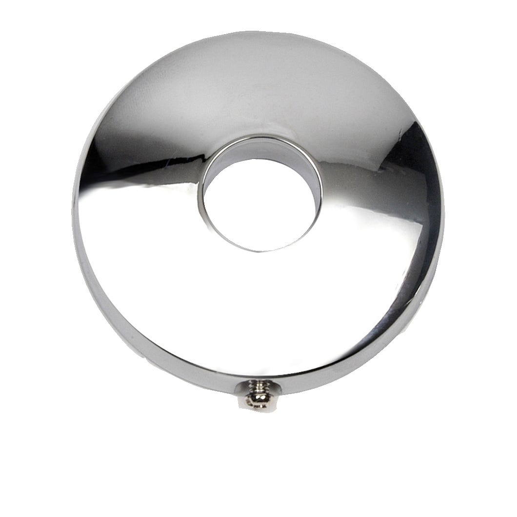 Shower arm flange with screw