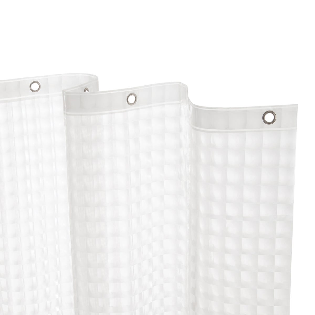 Embossed Shower Curtain Liner, Clear