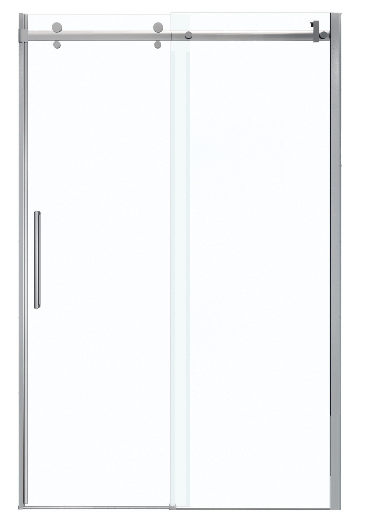 Shower door sliding - thick tempered glass