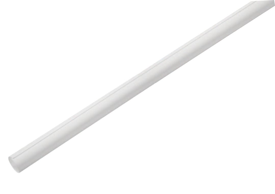 Shower Rod Cover, Plastic, 59-in., White