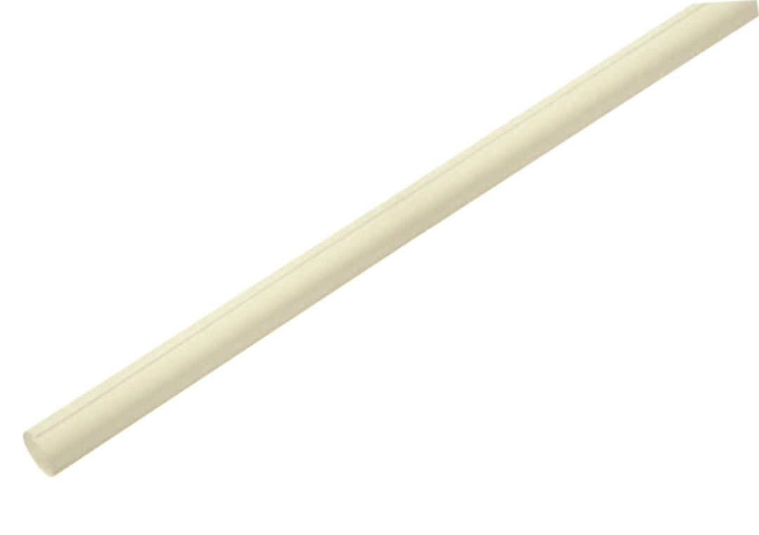 Shower Rod Cover, Plastic, 59-in., Cream White