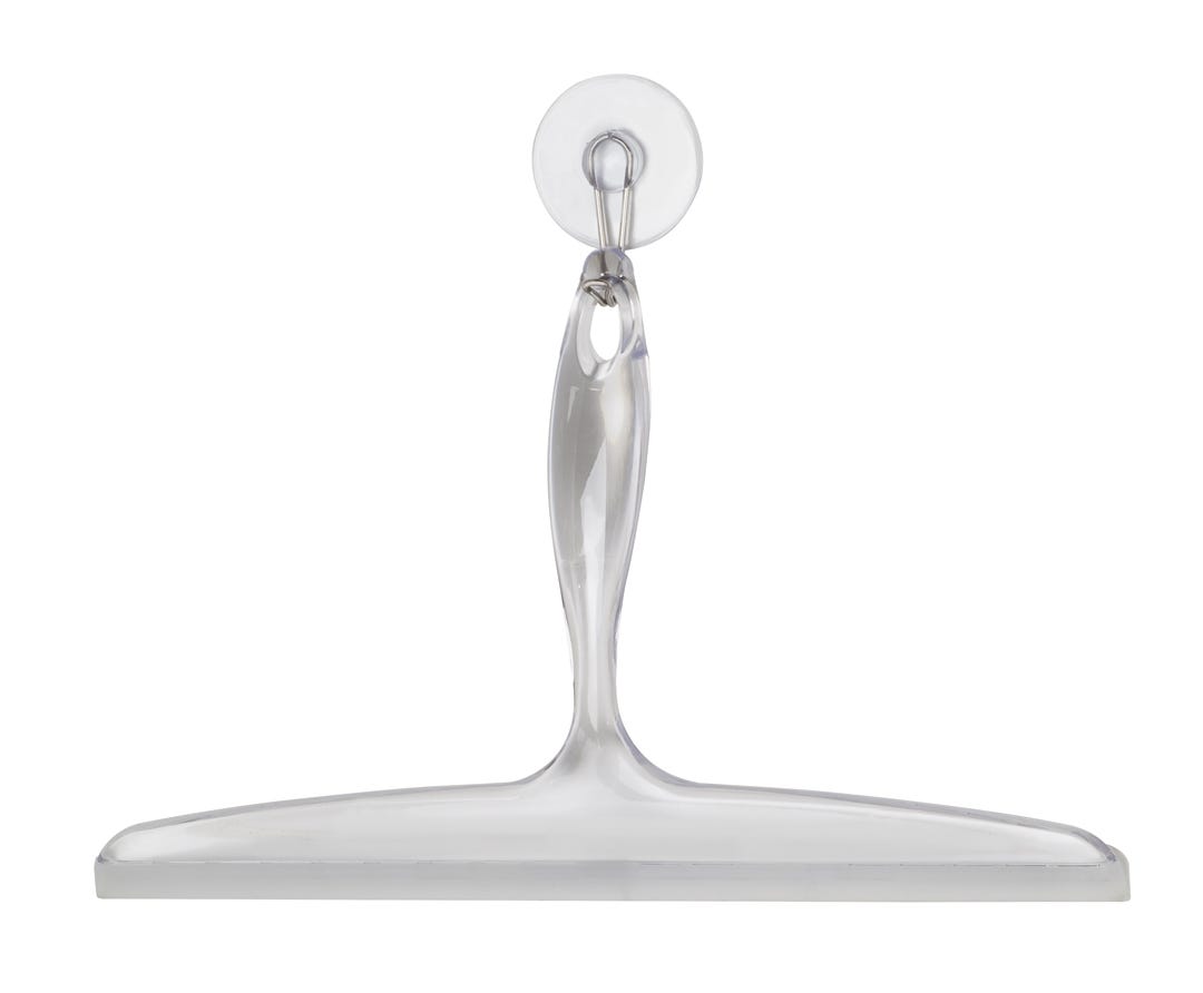 Shower Squeegee with Plastic Handle, PVC Blade