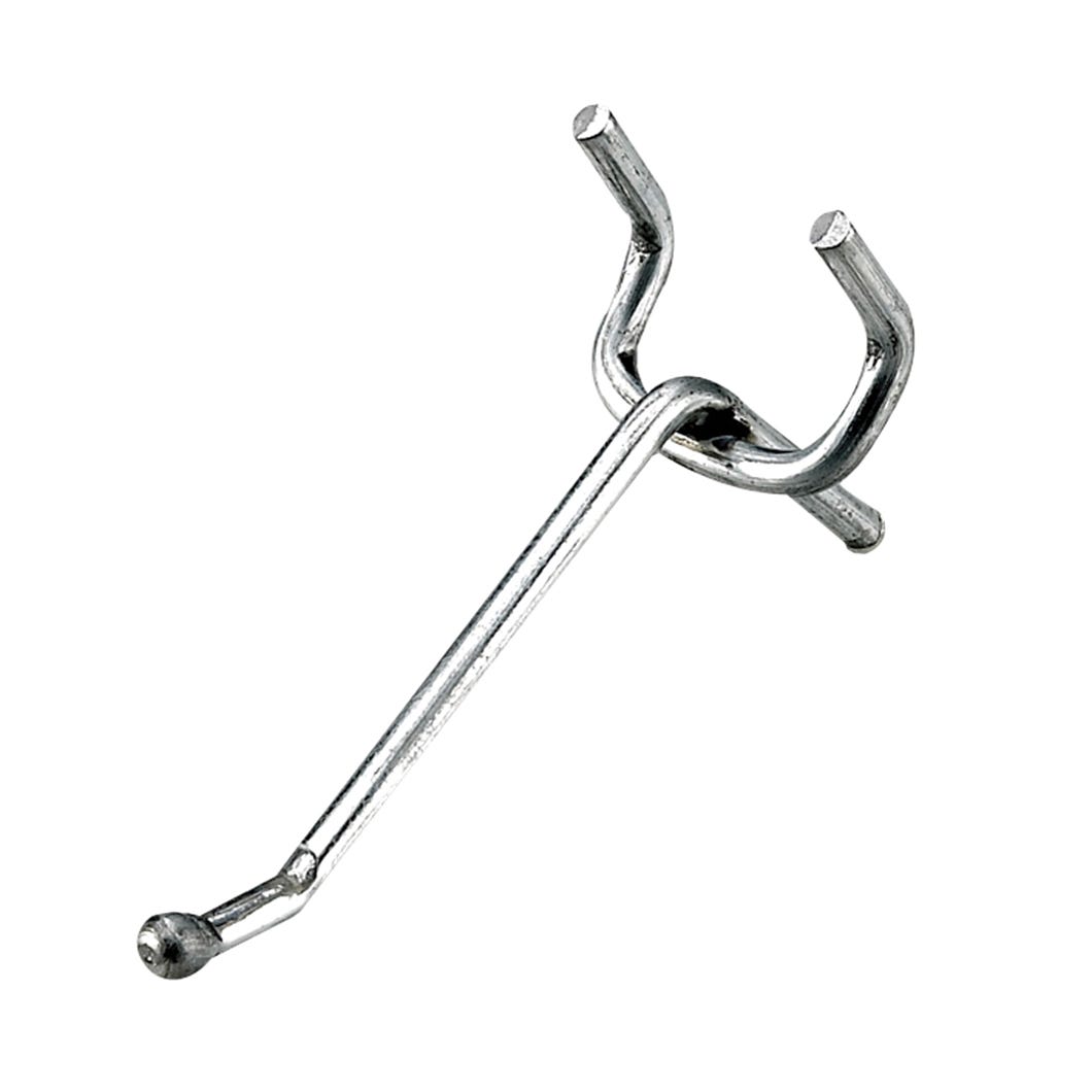 Simple Hook in Metal for Pegboard, 2-in.