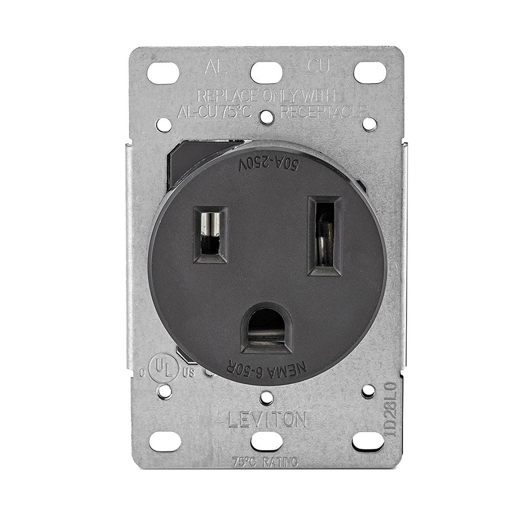 Receptacle single flush