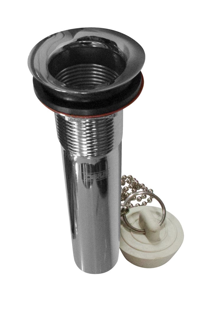 Sink drain one piece with chain / stopper