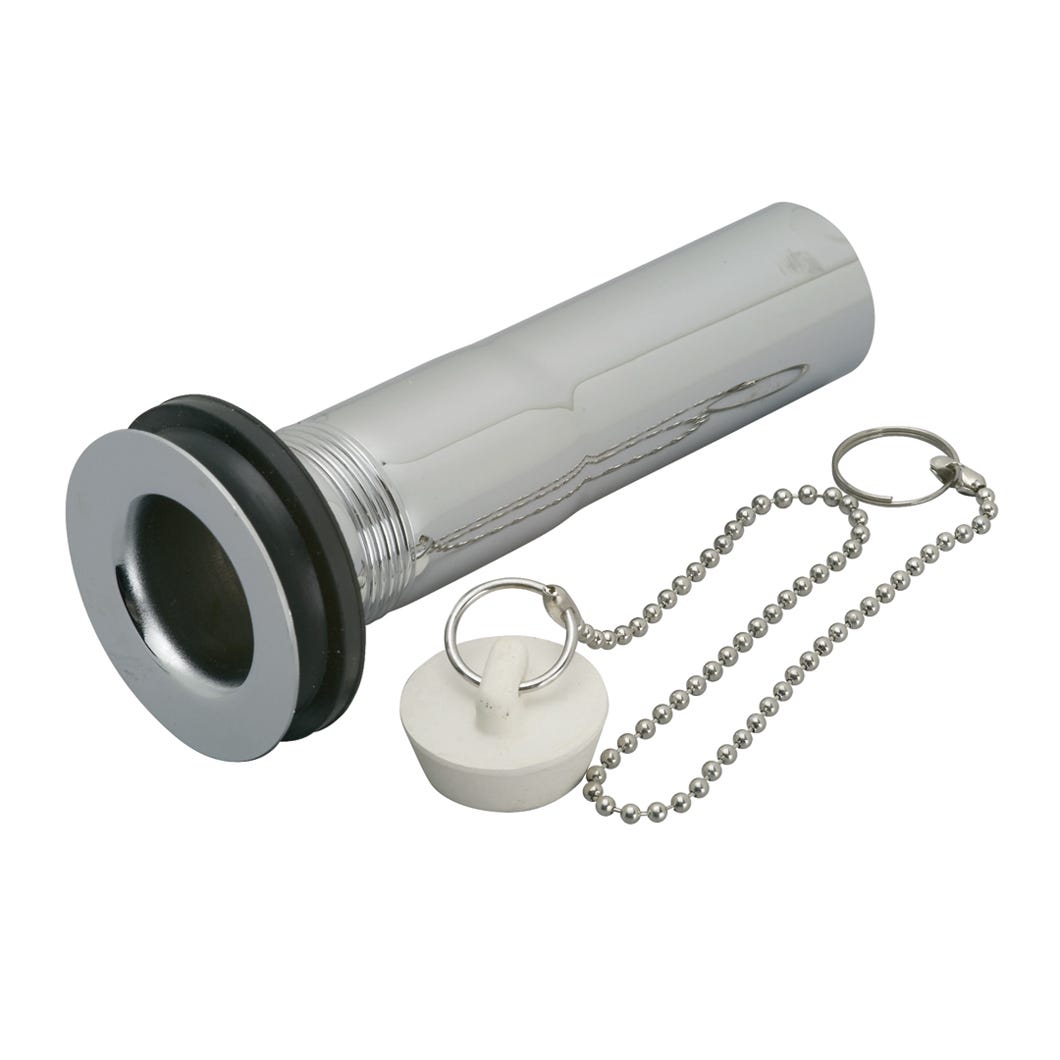 Sink drain one piece with chain / stopper