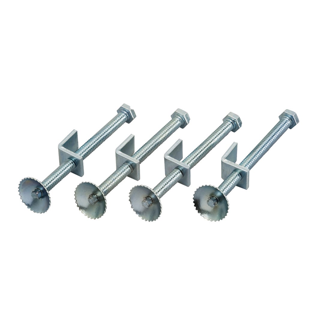 Sink mounting clips to hold down sink