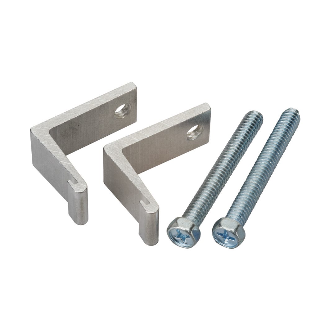 Sink mounting clips to hold down sink / vanity