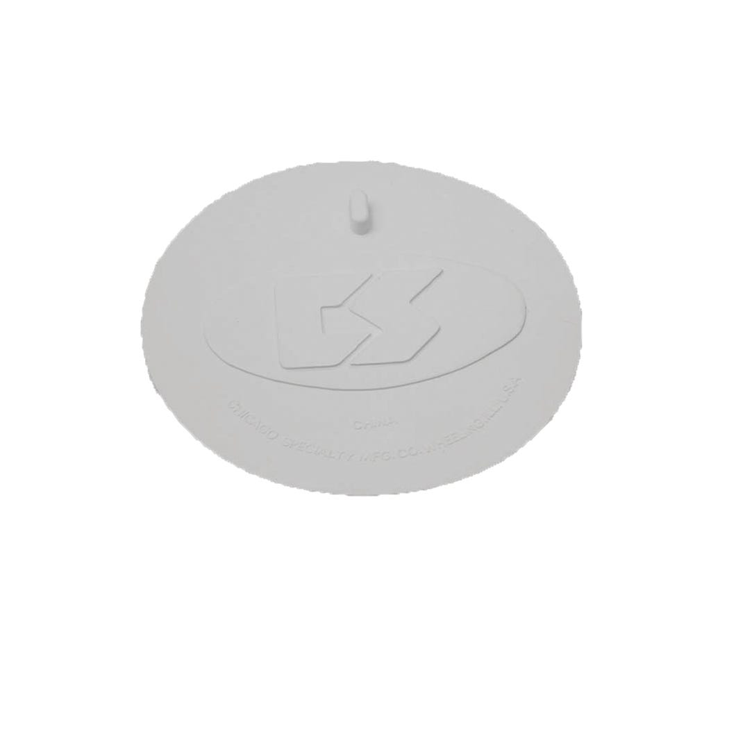 Flat Suction Sink Stopper, 4 1/2-in.
