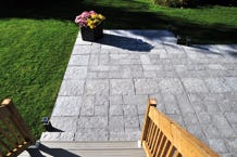 Patio Drummond Slate Slab, 12-in. X 12-in., Dark Grey