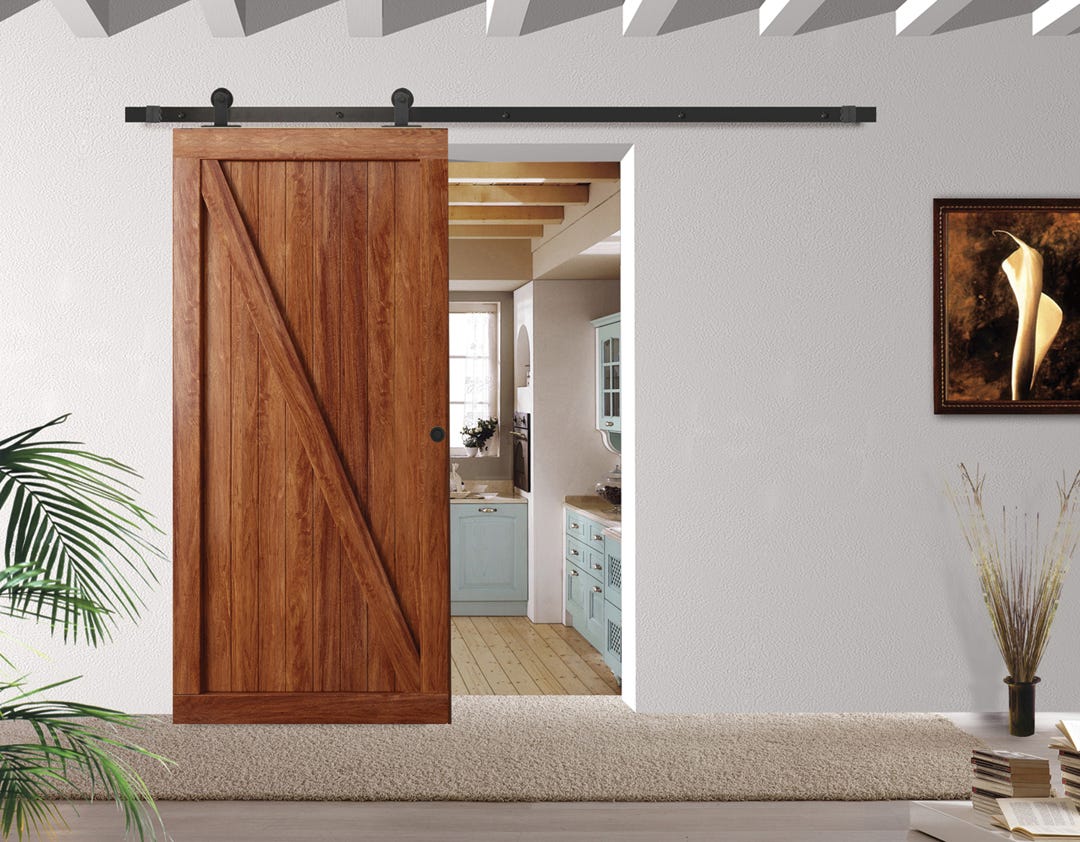 Sliding Track Kit for Door with Cover Wheel, 78-in.