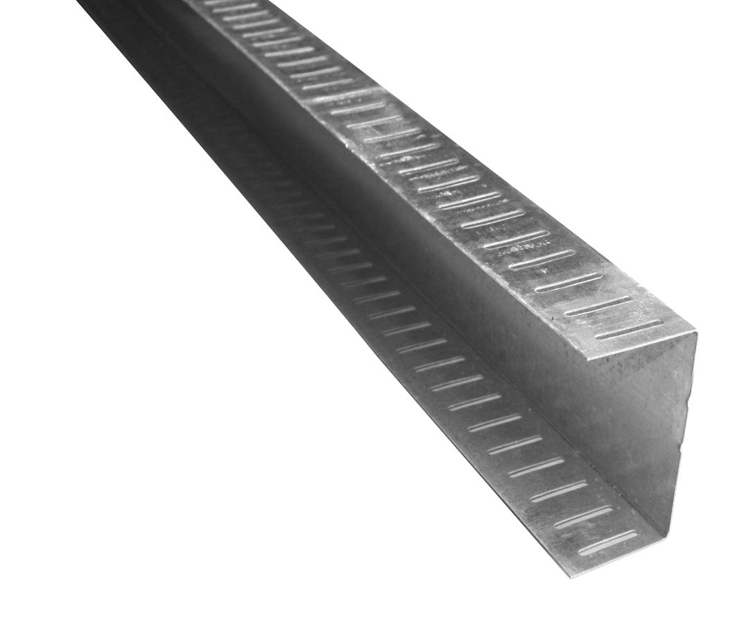 Slotted track galvanized steel