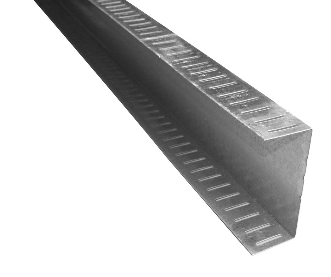 Slotted track galvanized steel