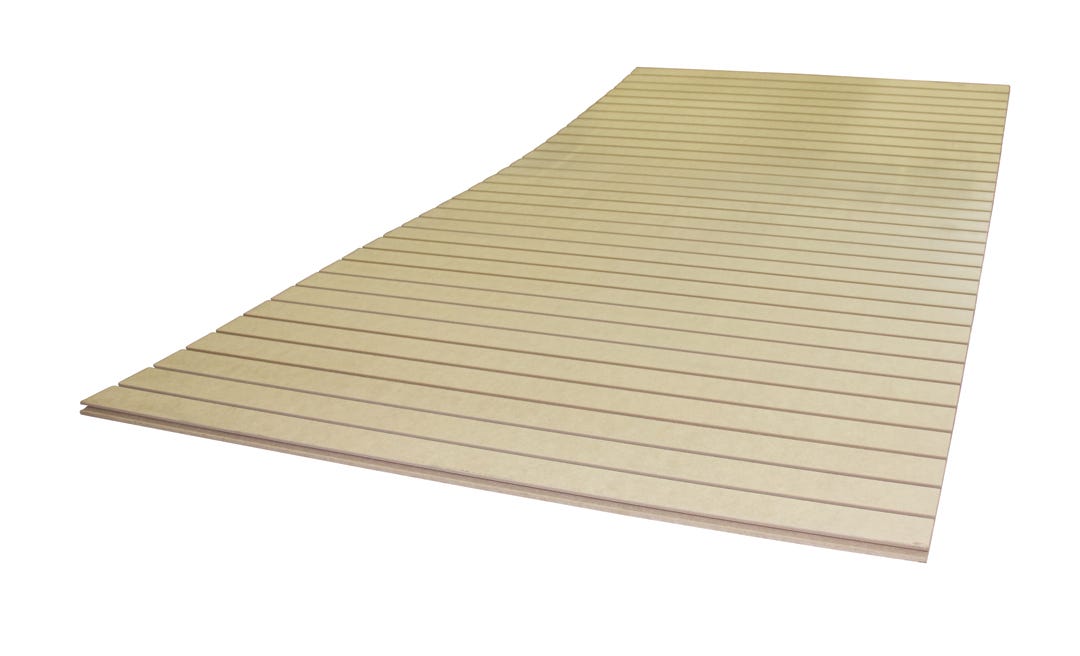 Slotwall, Lined-in. The Direction of 4-ft. Mdf, 3/4-in. X 4-ft. X 8-ft.